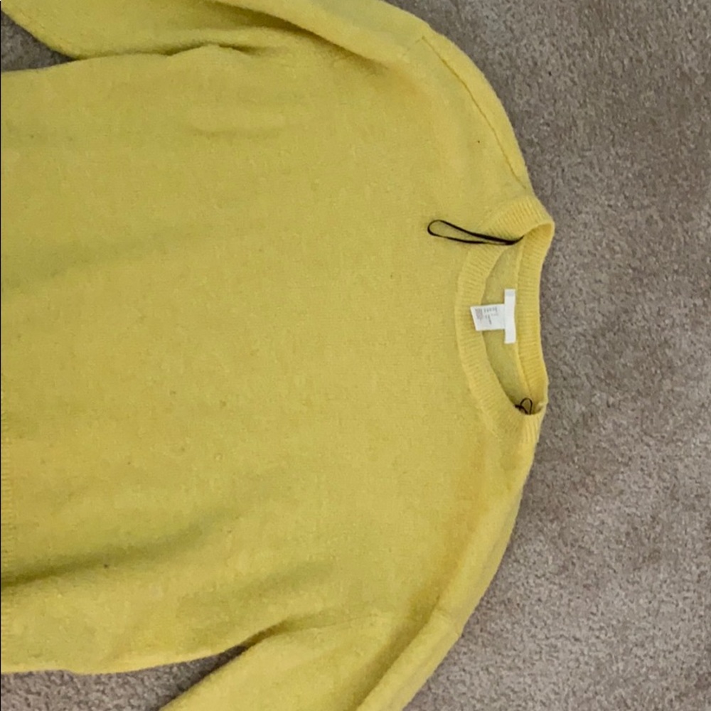 H&M yellow sweater
